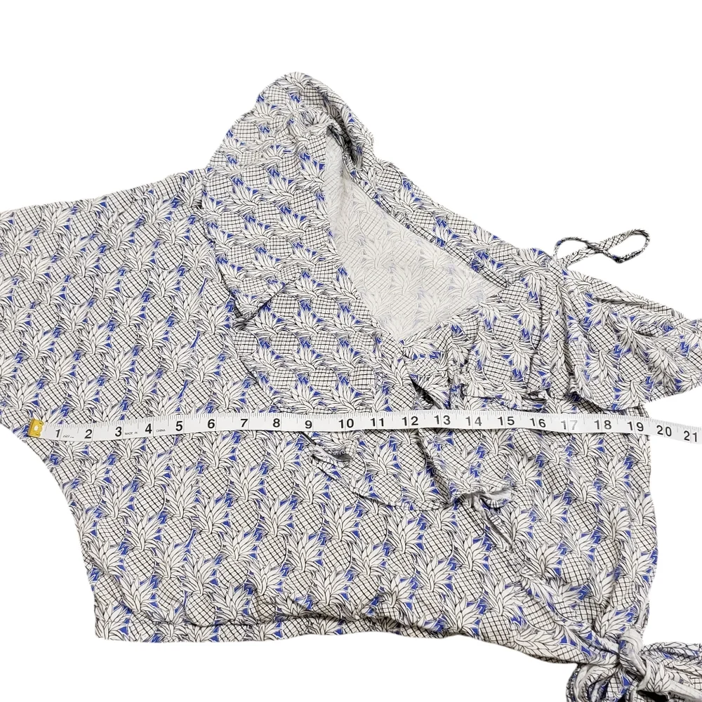 Anthropologie Maeve Imelda One Shoulder Crop Top Size‎ Small - Picture 8 of 14